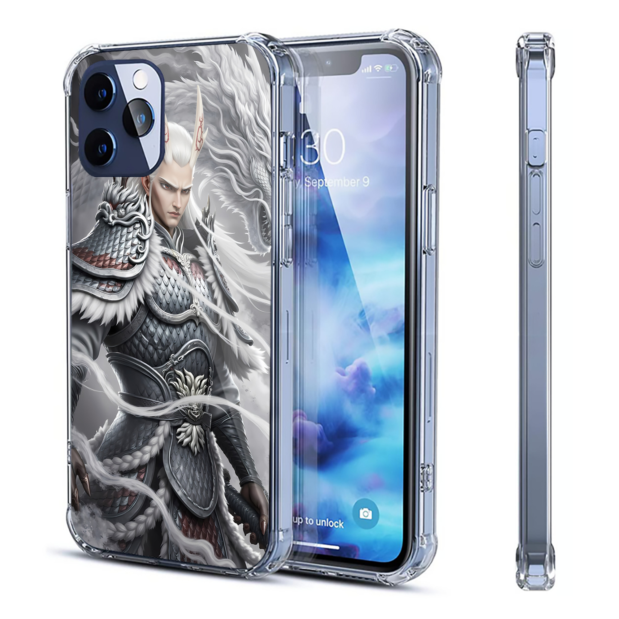 （画像用） Ne Zha 2 ナタ 魔童の大暴れ 【iPhone 12シリーズ対応】透明スマホケース（クリアソフトケース）